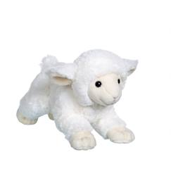 Jouet-Peluche - peluche agneau douceur beige - 20 cm