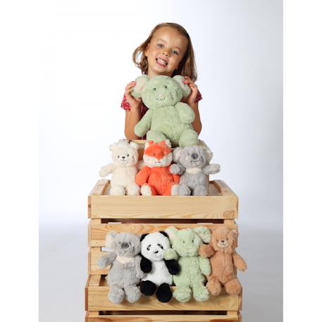 Peluche - ours marron econimals en peluche éco-conçue - 15 cm Marron 3 - vertbaudet enfant 