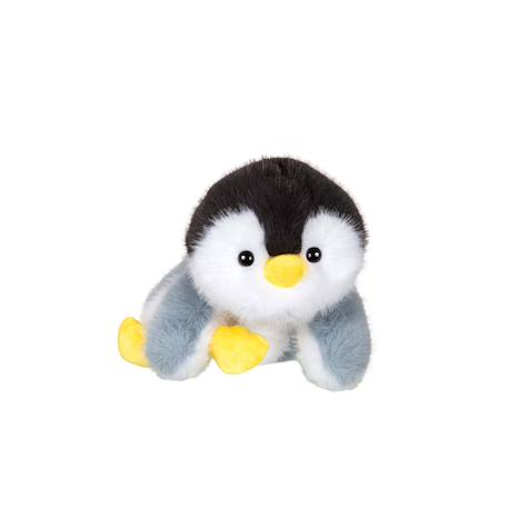 Peluche - peluche floppy choopy pingouin noir blanc et gris – 22 cm Blanc 1 - vertbaudet enfant 