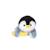 Peluche - peluche floppy choopy pingouin noir blanc et gris – 22 cm Blanc 1 - vertbaudet enfant 