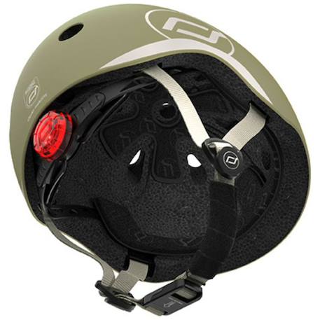 Casque olive xxs (45-51 cm) Vert, beige 4 - vertbaudet enfant 