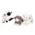 Peluche - peluche agneau douceur beige et gris - 20 cm Blanc 2 - vertbaudet enfant 