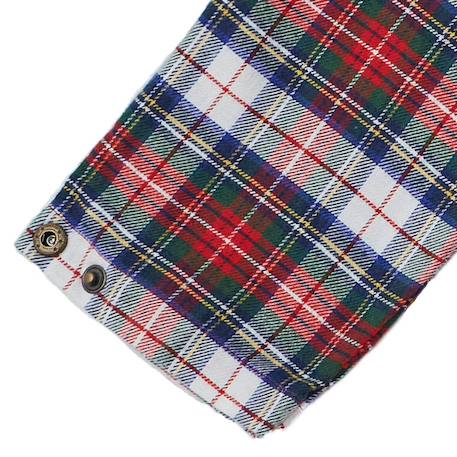 Chemise de noël  en flanelle tartan   rimbaud Rouge noir 6 - vertbaudet enfant 