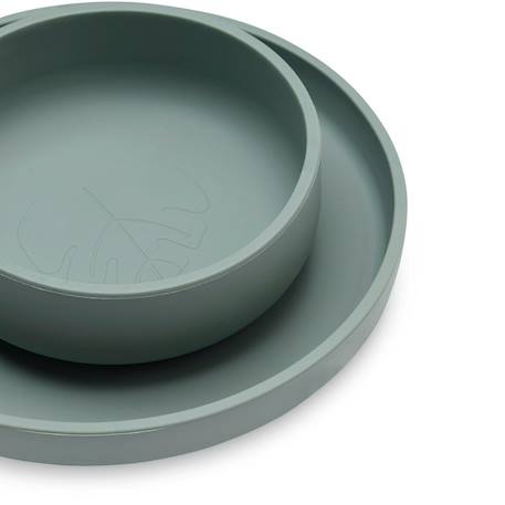 Coffret repas en silicone Nougat+Vert 8 - vertbaudet enfant 