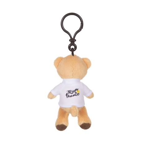 Peluche - porte-clés ours - maillot meilleur jeune grimpeur blanc - 10 cm - peluche officielle du tour de france Jaune 2 - vertbaudet enfant 