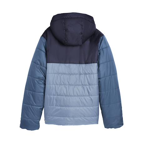 Doudoune enfant ess hooded padded Bleu cool 2 - vertbaudet enfant 