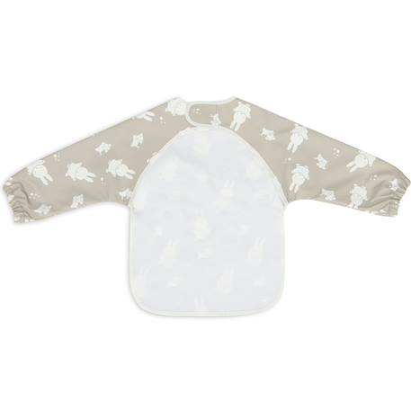 Bavoir à manches imperméable Blanc, marron clair+Blanc, rose, bleu+Bleu, blanc+Nougat miffy+Rose tendre+Vert, blanc 21 - vertbaudet enfant 