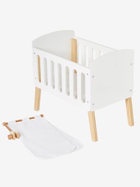 Ciel de lit pour lit poupon en bois FSC® blanc 4 - vertbaudet enfant 