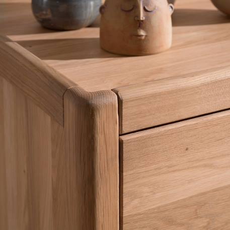 Commode 3 tiroirs en chêne massif  romane Bois naturel 3 - vertbaudet enfant 
