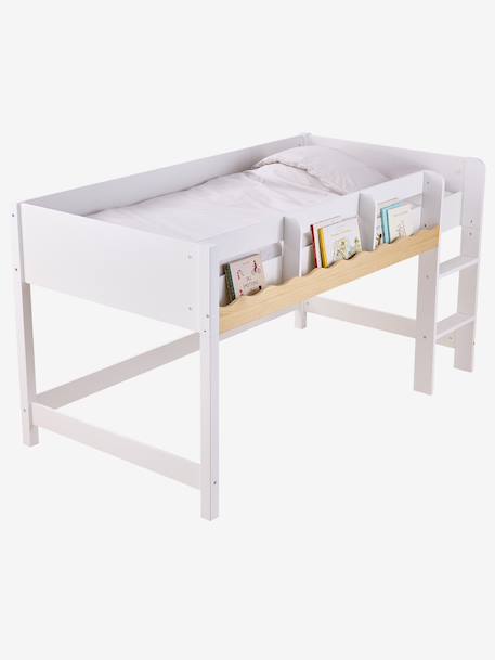 Lit enfant évolutif avec rangements WAVY 90x190cm blanc 2 - vertbaudet enfant 