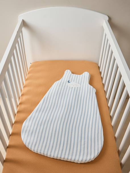 Gigoteuse été en gaze de coton DANS LES NUAGES rayé bleu 6 - vertbaudet enfant 