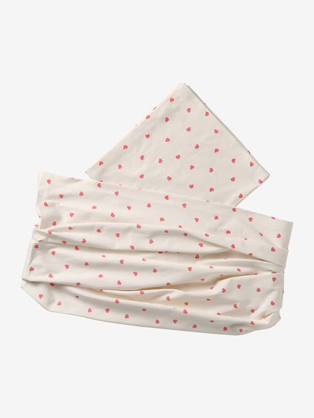 Porte-bébé 2 bandeaux à croiser sans nouage Hygge+ivoire imprimé+Léopard+Mon coeur 9 - vertbaudet enfant 