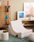 Fauteuil de jeu enfant - pouf design lune en teddy Biscuit+Cream white+Guava+Matcha 8 - vertbaudet enfant 