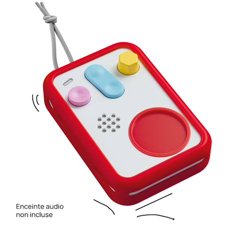 Coque de protection patapum pour conteuse FABA+ Bleu+Jaune+Rose+Rouge 14 - vertbaudet enfant 