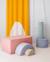 Ensemble de jeu enfant - arc-en-ciel - pouf velours côtelé Blueberry blue+Brown sugar+Marshmallow+Peppermint green+Pink mousse+Toffee 24 - vertbaudet enfant 