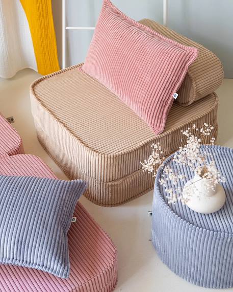 Coussin enfant rectangle Blueberry blue+Brown sugar+Marshmallow+Peppermint green+Pink mousse+Toffee 22 - vertbaudet enfant 