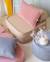 Coussin enfant rectangle Blueberry blue+Brown sugar+Marshmallow+Peppermint green+Pink mousse+Toffee 22 - vertbaudet enfant 
