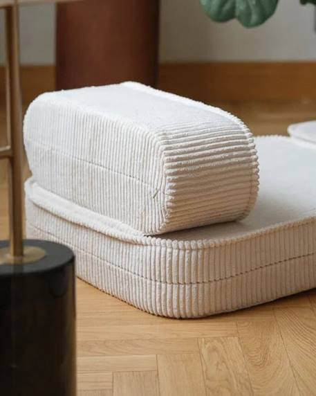 Fauteuil pliant enfant - pouf convertible en velours côtelé Blueberry blue+Brown sugar+Marshmallow+Peppermint green+Pink mousse+Toffee 17 - vertbaudet enfant 