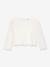 Robe de fête DISABEL en dentelle avec jupe en tulle pailleté fille DANAMADE écru 2 - vertbaudet enfant 