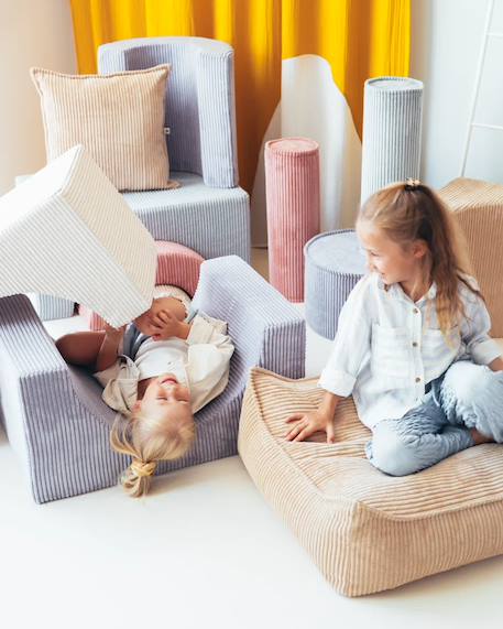 Coussin enfant rouleau Blueberry blue+Brown sugar+Marshmallow+Peppermint green+Pink mousse+Toffee 27 - vertbaudet enfant 
