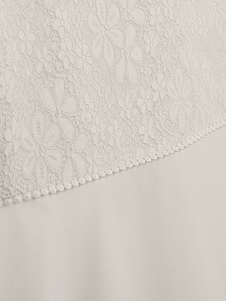Robe de cérémonie DYVELINE dentelle fille DANAMADE écru 3 - vertbaudet enfant 