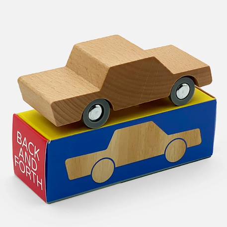 Voiture en bois naturel Beige 5 - vertbaudet enfant 