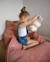 Pouf enfant ottoman carré - coussin de sol déhoussable en velours côtelé Blueberry blue+Brown sugar+Marshmallow+Peppermint green+Pink mousse+Toffee 25 - vertbaudet enfant 