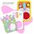 Coque de protection patapum pour conteuse FABA+ Bleu+Jaune+Rose+Rouge 7 - vertbaudet enfant 