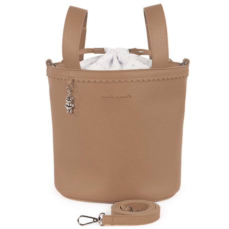 Sac à langer sac poussette bucket icon Camel+Écru+Gris+Vert 6 - vertbaudet enfant 