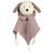 Doudou chien en gaze de coton sintra Beige+Vert de gris 1 - vertbaudet enfant 