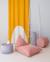 Pouf enfant en velours côtelé Blueberry blue+Brown sugar+Marshmallow+Peppermint green+Pink mousse+Toffee 24 - vertbaudet enfant 