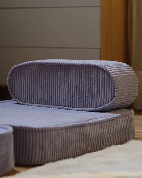 Fauteuil pliant enfant - pouf convertible en velours côtelé Blueberry blue+Brown sugar+Marshmallow+Peppermint green+Pink mousse+Toffee 5 - vertbaudet enfant 
