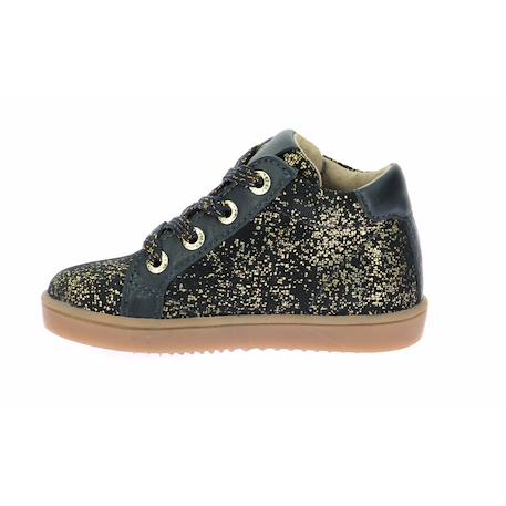 Baskets basses bébé kick welly Marine foil 4 - vertbaudet enfant 