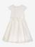 Robe de cérémonie DMILLA avec ceinture fleurie fille DANAMADE écru 2 - vertbaudet enfant 