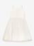 Robe de fête DISABEL en dentelle avec jupe en tulle pailleté fille DANAMADE écru 3 - vertbaudet enfant 