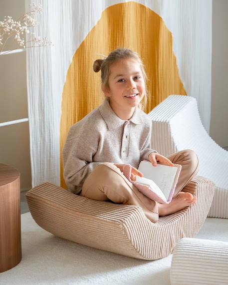 Ensemble de jeu enfant - arc-en-ciel - pouf velours côtelé Blueberry blue+Brown sugar+Marshmallow+Peppermint green+Pink mousse+Toffee 17 - vertbaudet enfant 