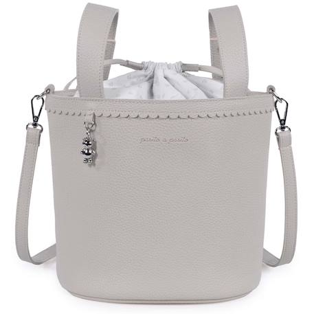 Sac à langer sac poussette bucket icon Camel+Écru+Gris+Vert 13 - vertbaudet enfant 