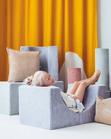 Coussin enfant carré Blueberry blue+Brown sugar+Marshmallow+Peppermint green+Pink mousse+Toffee 8 - vertbaudet enfant 