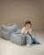 Pouf enfant ottoman carré - coussin de sol déhoussable en velours côtelé Blueberry blue+Brown sugar+Marshmallow+Peppermint green+Pink mousse+Toffee 19 - vertbaudet enfant 