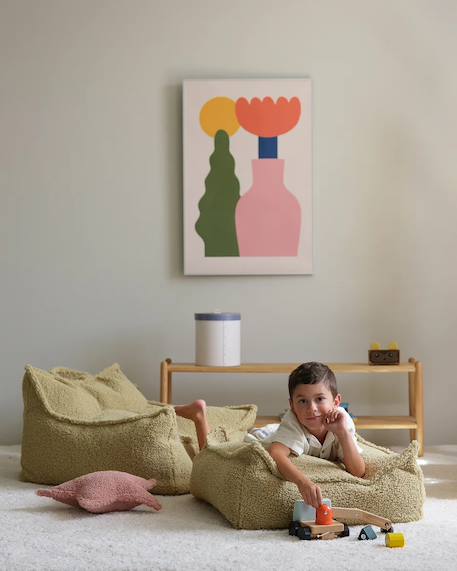 Coussin enfant étoile Biscuit+Cream white+Guava+Matcha 17 - vertbaudet enfant 