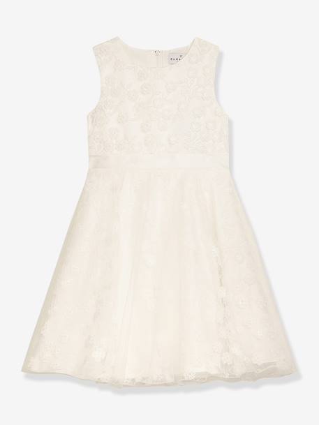 Fille-Robe en dentelle festive avec tulle fille DANAMADE