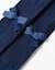 Collants unis avec nœud Bleu foncé 3 - vertbaudet enfant 