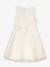 Robe en dentelle festive avec tulle fille DANAMADE écru 2 - vertbaudet enfant 