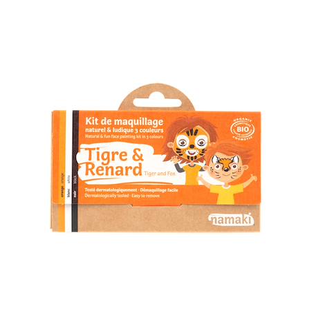 Kit de maquillage 3 couleurs tigre et renard Multicolore 2 - vertbaudet enfant 