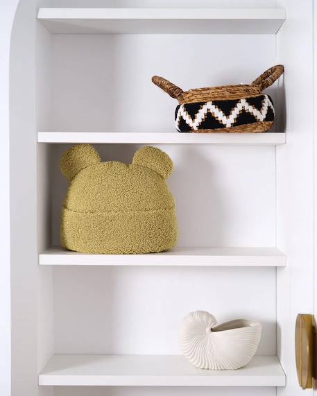 Coussin de rangement avec poche enfant - pochette en teddy Biscuit+Cream white+Guava+Matcha 17 - vertbaudet enfant 