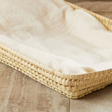 Panier à langer osier rectangle Naturel 2 - vertbaudet enfant 