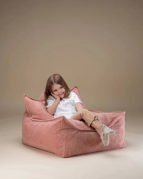 Pouf poire chambre enfant - fauteuil comfortable en velours côtelé Bluberry blue+Brown sugar+Marshmallow+Peppermint green+Pink mousse+Toffee 26 - vertbaudet enfant 