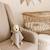 Doudou chien en gaze de coton sintra Beige+Vert de gris 6 - vertbaudet enfant 