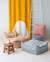 Pouf enfant ottoman carré - coussin de sol déhoussable en velours côtelé Blueberry blue+Brown sugar+Marshmallow+Peppermint green+Pink mousse+Toffee 20 - vertbaudet enfant 