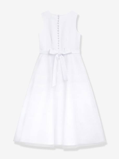 Robe de communion DFORTUNA longueur 7/8 fille DANAMADE blanc 2 - vertbaudet enfant 